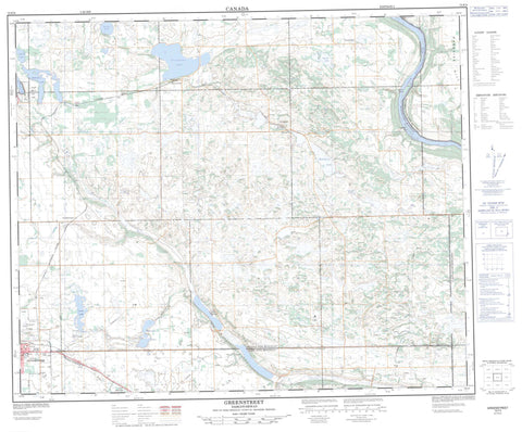 073F05 Greenstreet Canadian topographic map, 1:50,000 scale