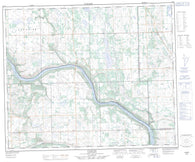 073F06 Cleeves Canadian topographic map, 1:50,000 scale