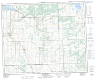 073F07 Turtleford Canadian topographic map, 1:50,000 scale