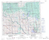 073F St Walburg Canadian topographic map, 1:250,000 scale