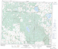 073G03 Mistawasis Lake Canadian topographic map, 1:50,000 scale