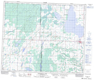 073G05 Witchekan Lake Canadian topographic map, 1:50,000 scale