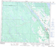 073G14 Big River Canadian topographic map, 1:50,000 scale