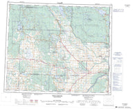 073G Shellbrook Canadian topographic map, 1:250,000 scale