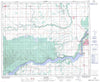 073H08 Nipawin Canadian topographic map, 1:50,000 scale