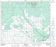 073H09 Torch River Canadian topographic map, 1:50,000 scale