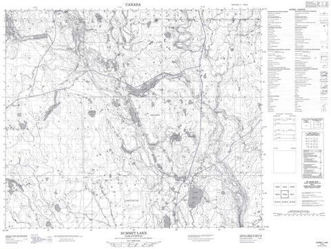 073I02 Summit Lake Canadian topographic map, 1:50,000 scale