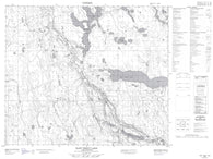 073I06 East Trout Lake Canadian topographic map, 1:50,000 scale