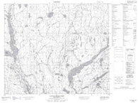 073I07 Little Bear Lake Canadian topographic map, 1:50,000 scale