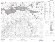 073I16 Wapawekka Narrows Canadian topographic map, 1:50,000 scale