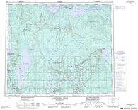 073I Wapawekka Hills Canadian topographic map, 1:250,000 scale