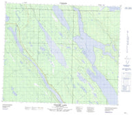 073J03 Taggart Lake Canadian topographic map, 1:50,000 scale