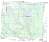 073J04 Green Lake South Canadian topographic map, 1:50,000 scale