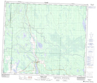 073J05 Green Lake Canadian topographic map, 1:50,000 scale