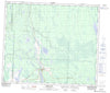 073J05 Green Lake Canadian topographic map, 1:50,000 scale