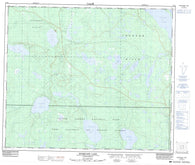 073J08 Musquash Lake Canadian topographic map, 1:50,000 scale