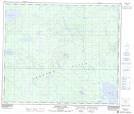 073J09 Randall Lake Canadian topographic map, 1:50,000 scale