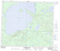 073J10 Smoothstone Lake Canadian topographic map, 1:50,000 scale