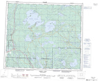 073J Green Lake Canadian topographic map, 1:250,000 scale