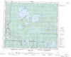 073J Green Lake Canadian topographic map, 1:250,000 scale