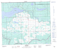 073K06 Goodsoil Canadian topographic map, 1:50,000 scale