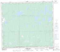 073K11 Muskeg Lake Canadian topographic map, 1:50,000 scale