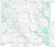 073L03 Vincent Lake Canadian topographic map, 1:50,000 scale