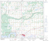 073L07 Bonnyville Canadian topographic map, 1:50,000 scale