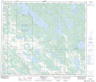 073L12 Beaver Lake Canadian topographic map, 1:50,000 scale