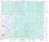 073L13 Lac La Biche Canadian topographic map, 1:50,000 scale