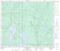 073L14 Touchwood Lake Canadian topographic map, 1:50,000 scale