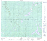 073M05 Behan Lake Canadian topographic map, 1:50,000 scale