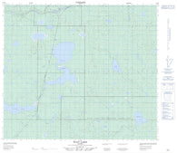 073M06 Wiau Lake Canadian topographic map, 1:50,000 scale