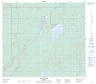073M15 Bohn Lake Canadian topographic map, 1:50,000 scale