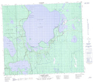 073N01 Canoe Lake Canadian topographic map, 1:50,000 scale