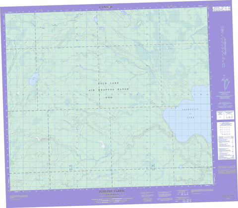 073N02 Juggins Creek Canadian topographic map, 1:50,000 scale