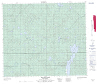 073N05 Watapi Lake Canadian topographic map, 1:50,000 scale