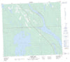 073N09 Kazan Lake Canadian topographic map, 1:50,000 scale