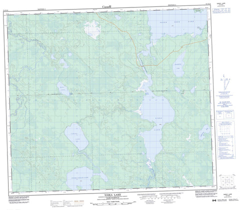 073N10 Niska Lake Canadian topographic map, 1:50,000 scale