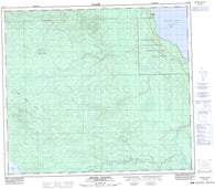 073N14 Michel Village Canadian topographic map, 1:50,000 scale