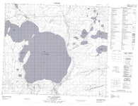 073O03 Lac La Plonge Canadian topographic map, 1:50,000 scale