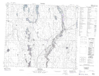 073O04 Beauval Canadian topographic map, 1:50,000 scale