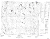 073O06 Cinder Lake Canadian topographic map, 1:50,000 scale