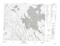 073O07 Agumik Lake Canadian topographic map, 1:50,000 scale