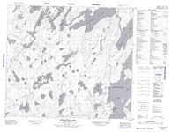 073O10 Pinehouse Lake Canadian topographic map, 1:50,000 scale