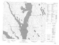 073O12 Black Bay Canadian topographic map, 1:50,000 scale