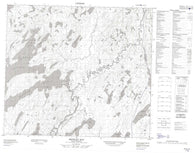 073O15 Bentley Bay Canadian topographic map, 1:50,000 scale