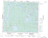 073O Ile A La Crosse Canadian topographic map, 1:250,000 scale