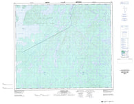 073P01 Cartier Lake Canadian topographic map, 1:50,000 scale