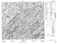 073P16 Settee Lake Canadian topographic map, 1:50,000 scale